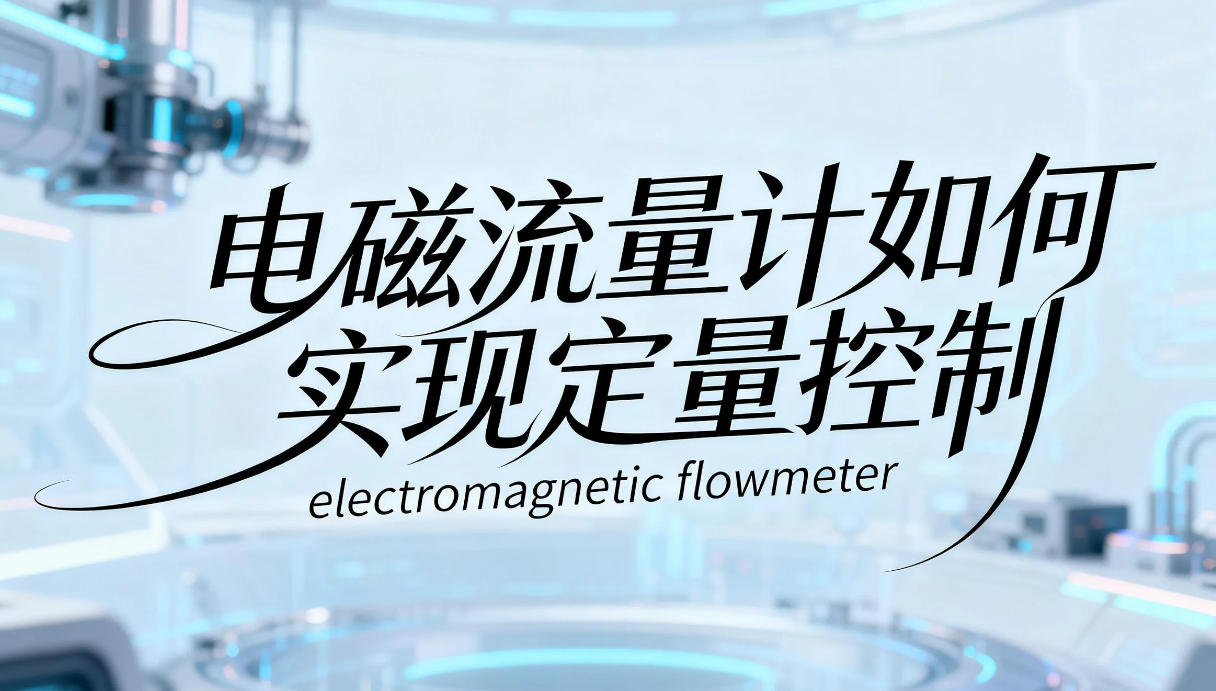 电磁流量计如何实现定量控制