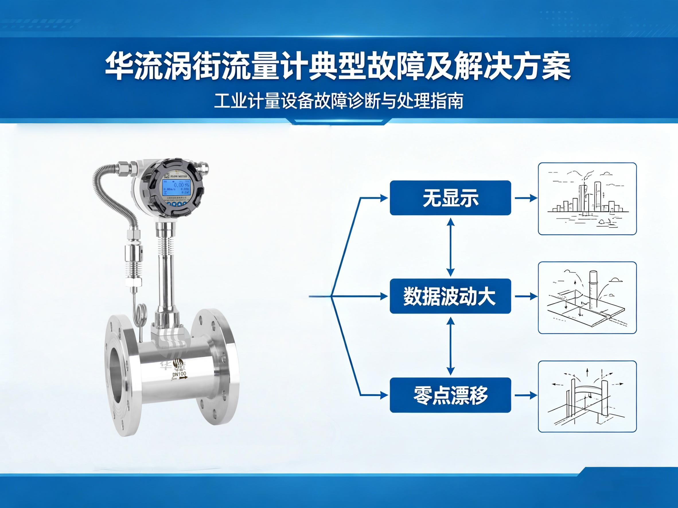 华流涡街流量计典型故障及解决方案