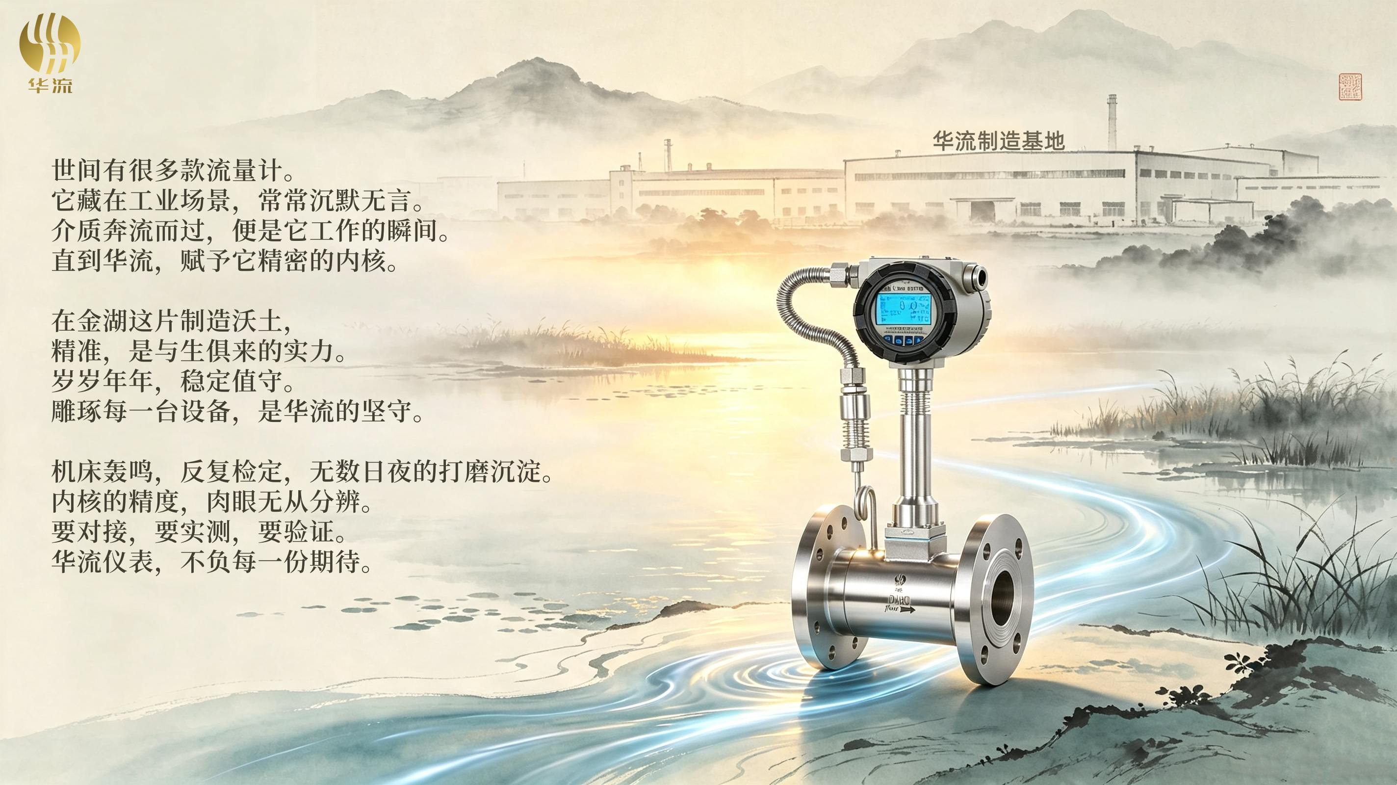 岁月值守，匠心造流｜华流流量计原厂智造