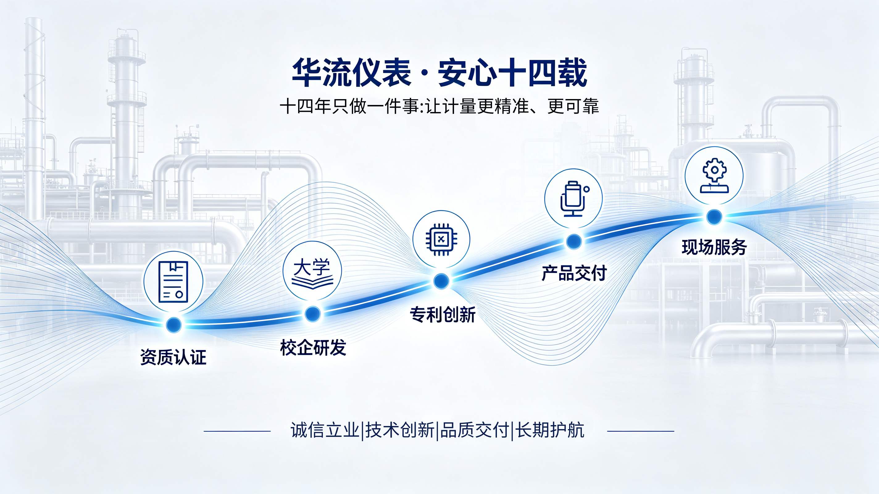 华流仪表 · 安心十四载